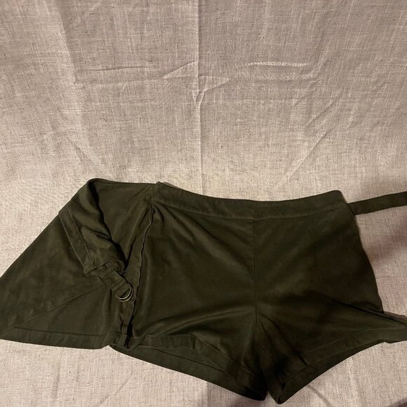 Forever21 Army Green Wrap Skort - Picture 5 of 10